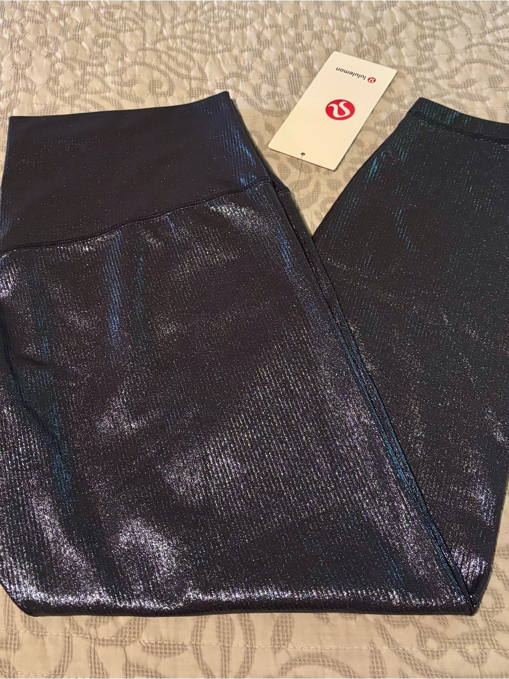 NWT Lululemon Align Ribbed HR 25” Shine